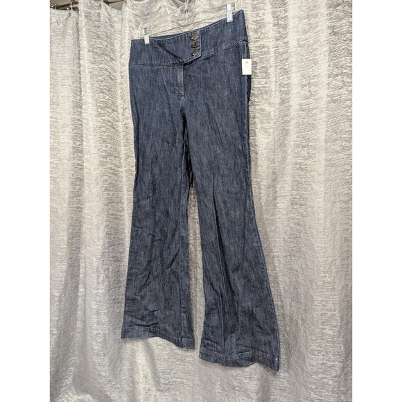 Battery Park Denim - Battery Park Bootcut Denim Jeans Y2K Womens 8 Tall Dark Wash